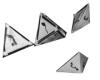 THREE REMOVED: The center tetrahedron rests against the last outer peice...
